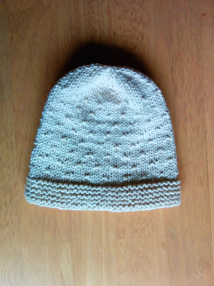 Knitted Cotton Baby Beanie